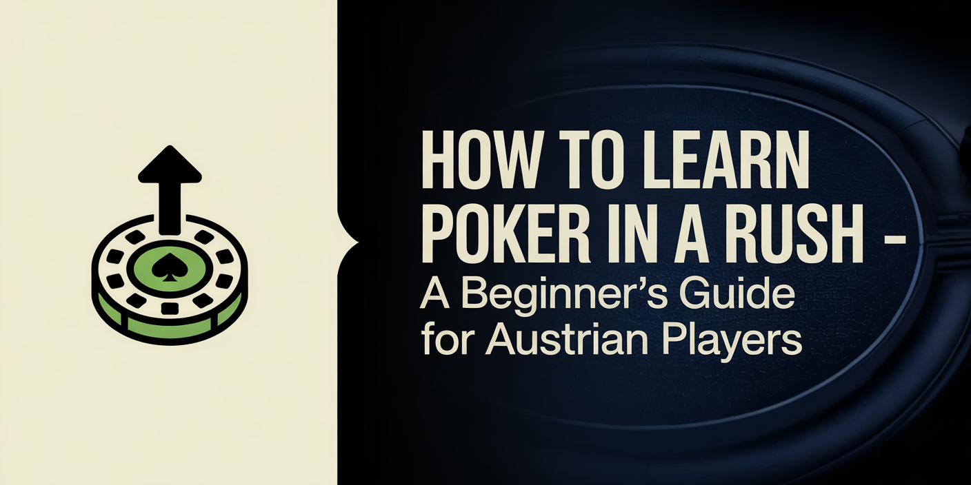 How to Learn Poker in a Rush  A Beginner's Guide for Austrian Players