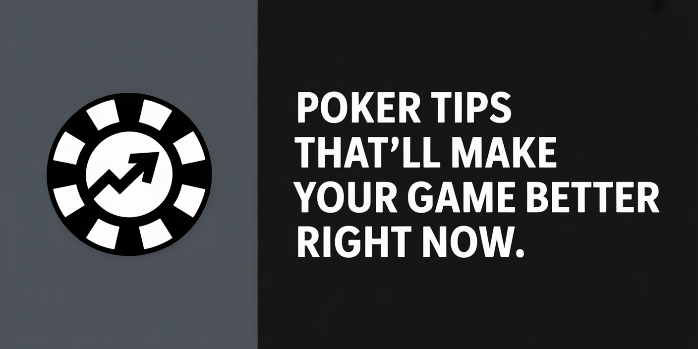Poker Tips That'll Make Your Game Better Right Now